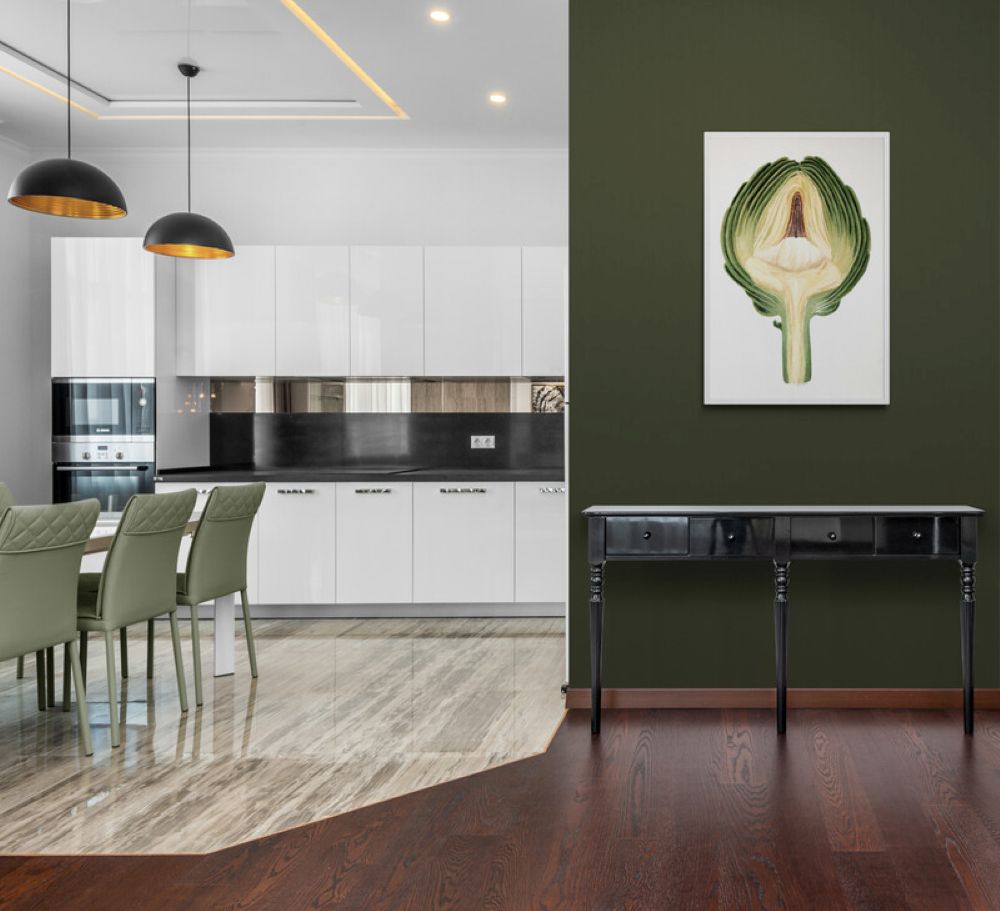 Large Green Artichoke String Art Modern Kitchen Statement Piece - Image 4