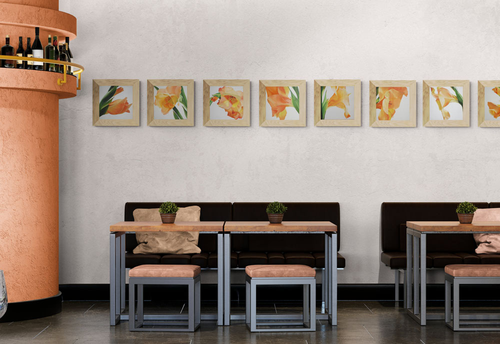Gladioli Gallery Wall Art Set of Paintings - Image 5