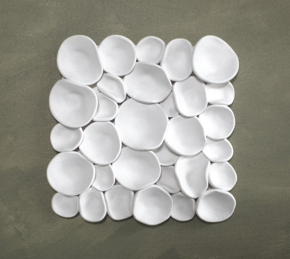 Beach House Coastal Decor Sea Textures Square Wall Sculptures, Set of 4 - Image 11