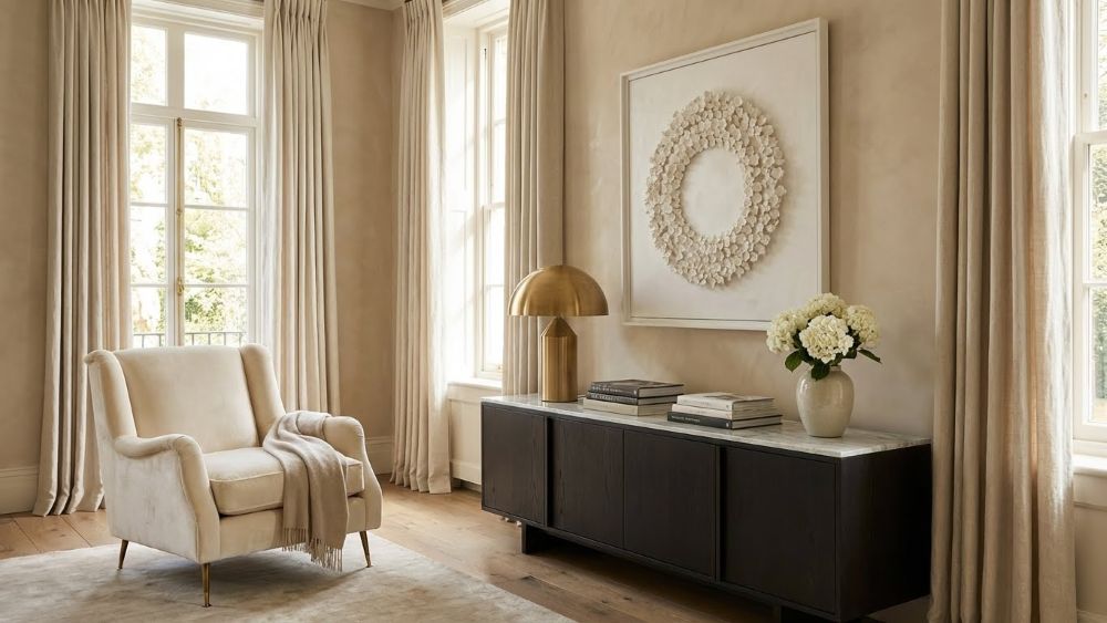 Framed Hydrangea 3D Textured Wall Art in White - Image 7