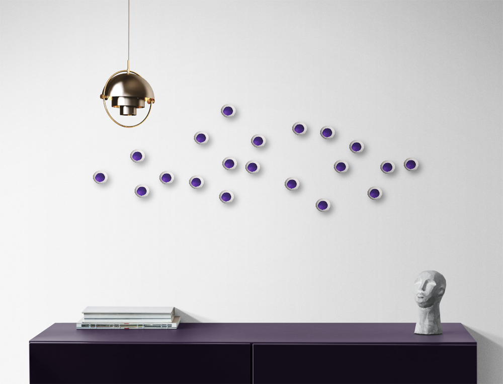 Colorful 3-Dimensional Clay Wall Pods - Modern Minimalist Art Interior Design Accent Statement Wall Decor - Image 2