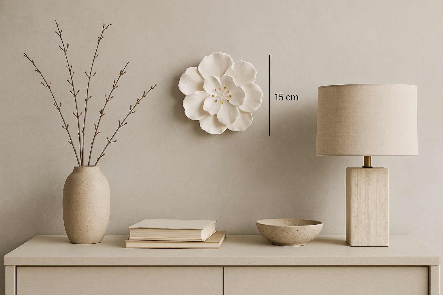 Parrot Tulip Dimensional Clay Wall Flower - Image 5