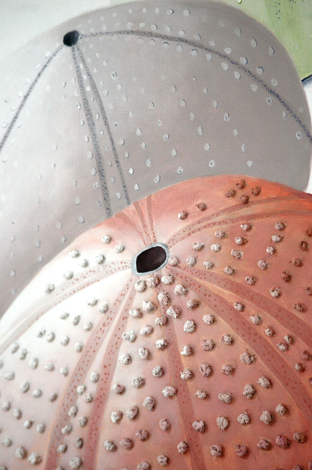 Sea Urchin Textured Bathroom Wall Art Decor, Pastel Colors - Image 8