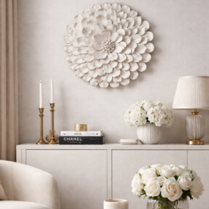 Large Dimensional Wall Flower Sculpture Decor