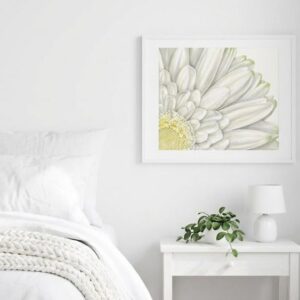 Gerbera Daisy Flower Dimensional String Painting Wall Art, Custom Color
