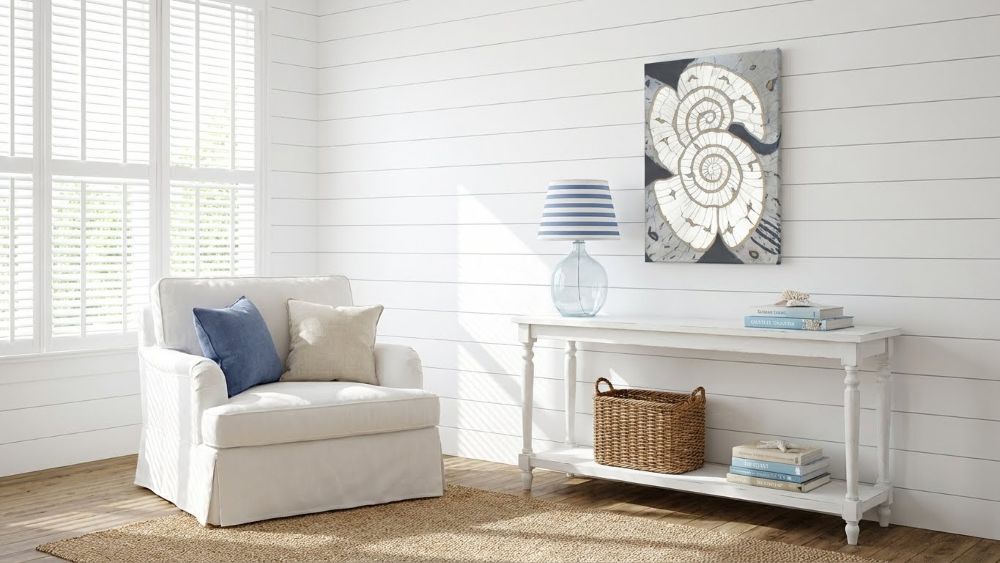 Nautilus Ammonite Abstract Painting Original Coastal Wall Art Ocean Inspired Home Decor - Image 2