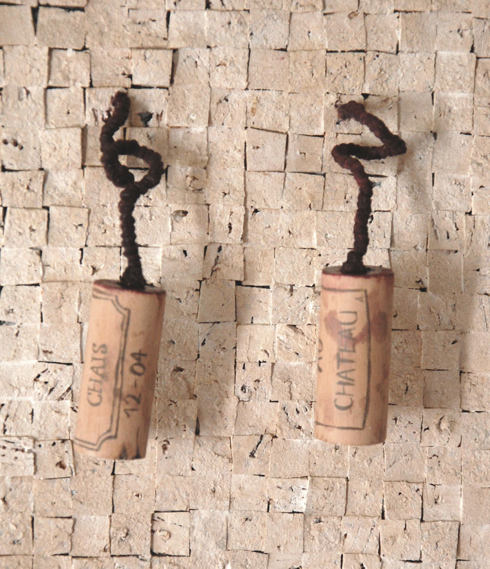 Rustic Trompe L'oeil Cork Wall Art 3D French Wine Cork Mosaic Dimensional Bar or Kitchen Decor - Image 4