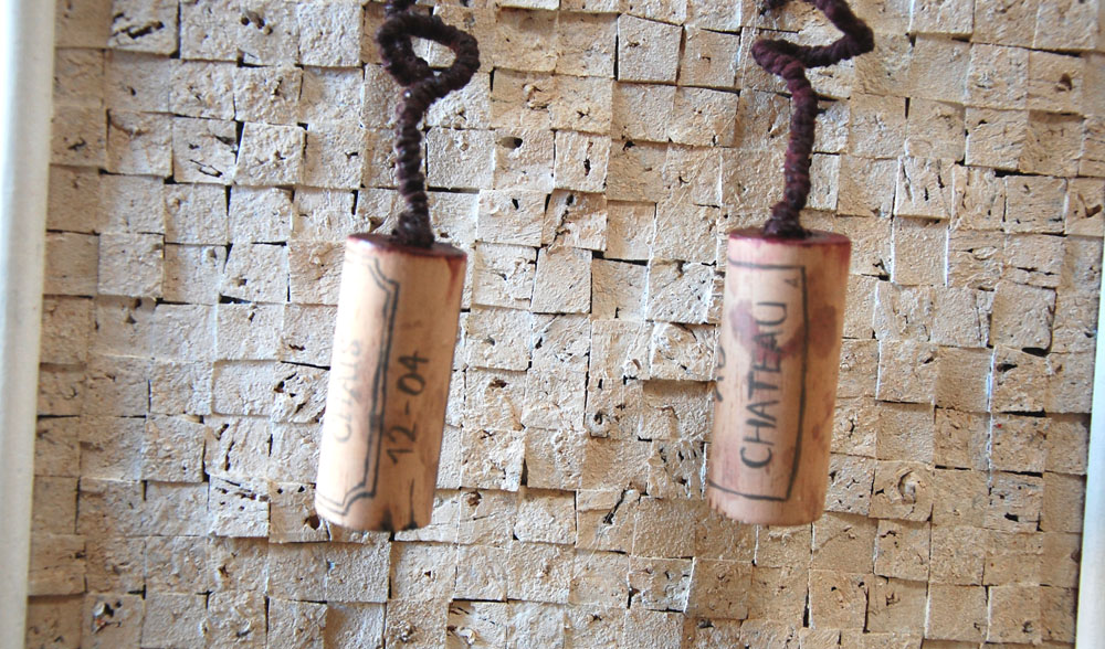 Rustic Trompe L'oeil Cork Wall Art 3D French Wine Cork Mosaic Dimensional Bar or Kitchen Decor - Image 5