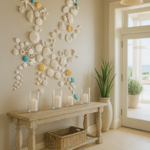 Luxury Bespoke 3D Coastal Art Installation, Coral Reef Wall Sculpture, Ocean Inspired Textured Decor for Hotel, Yacht, Interior Design