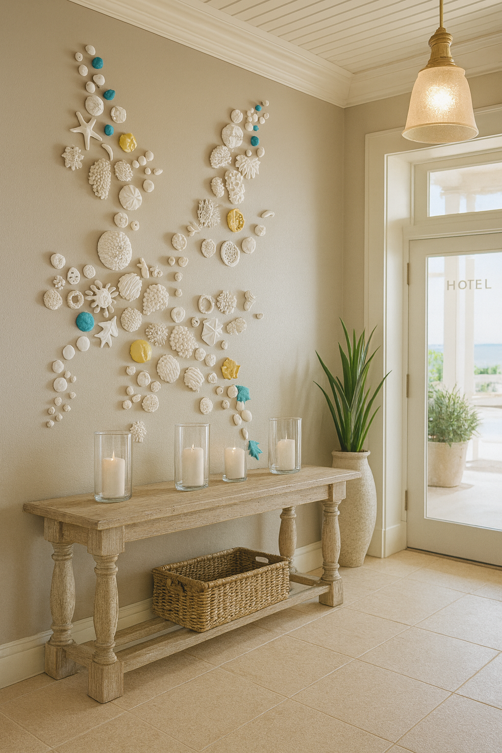 Luxury Bespoke 3D Coastal Art Installation, Coral Reef Wall Sculpture, Ocean Inspired Textured Decor for Hotel, Yacht, Interior Design