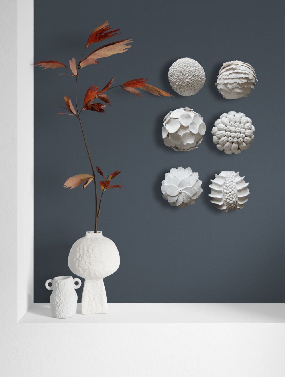 Dimensional Clay Coral Reef Wall Sculptures, 3D Coastal Art, Luxury Textured Wall Decor - Image 9