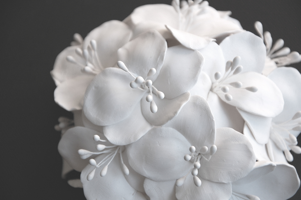 Rhododendron Wall Art Sculpture 3D Floral Wall Art, Handmade Quiet Luxury Clay Flower Home Decor - Image 7