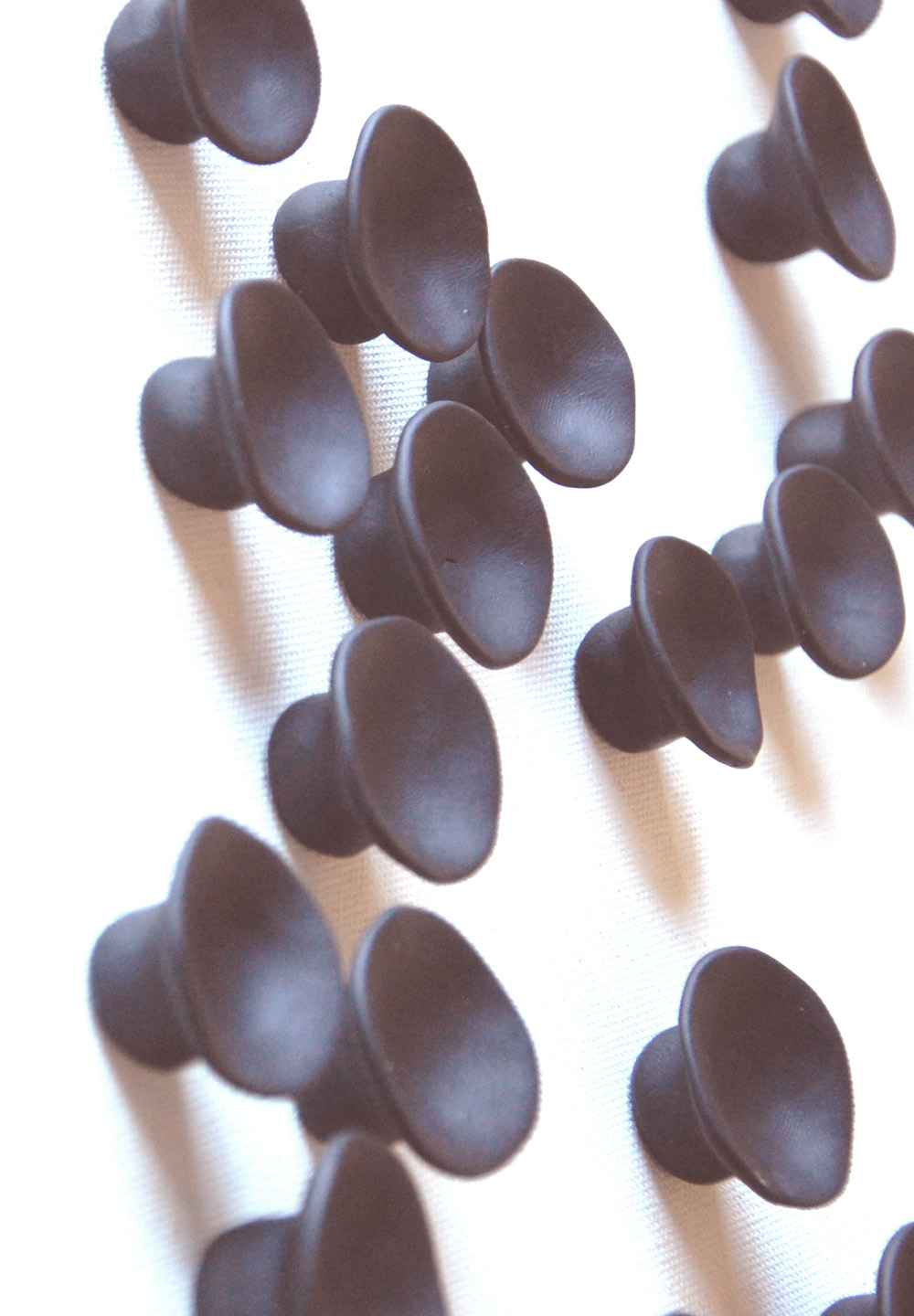 Modern Wall Sculpture Installation – Chocolate Brown Art Set, Contemporary 3D Wall Decor - Image 9