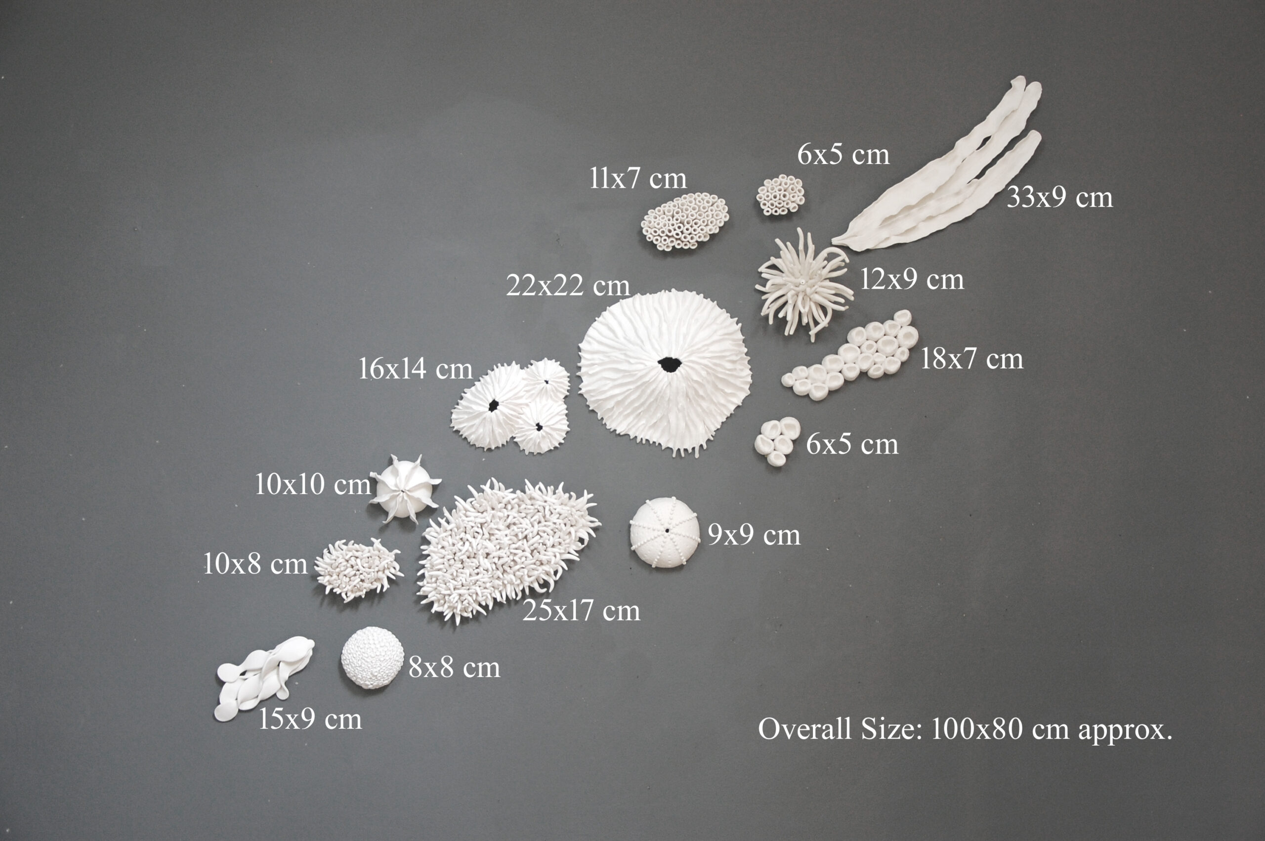 Staircase Coral Reef Wall Art Installation - Large Scale Sculpture High-End Coastal Decor, 14pc - Image 11