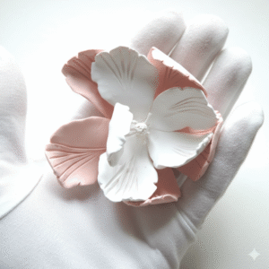 Godetia Flower Wall Art: Botanical Sculpture, Pink Floral Cottagecore Decor - Limited Edition