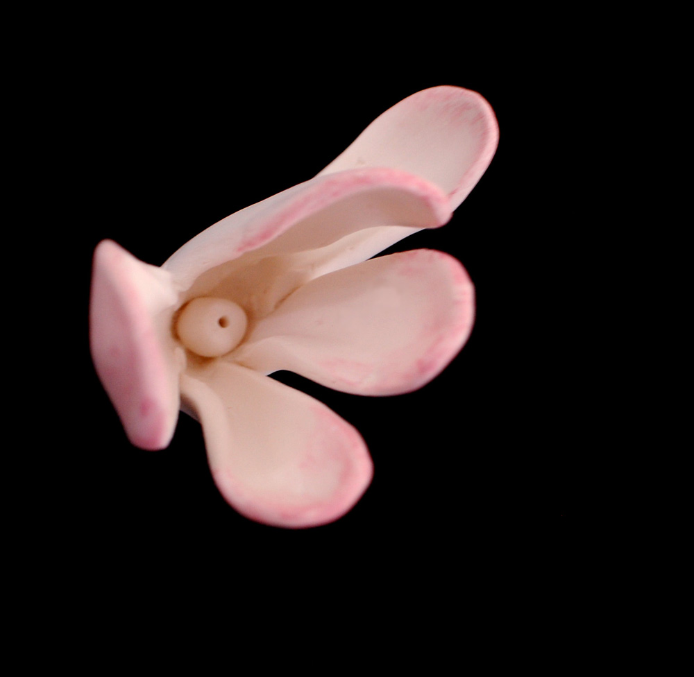 Blush Pink Clay Flower Wall Decor - Set of 5 Customizable Colors & Amounts - Image 8