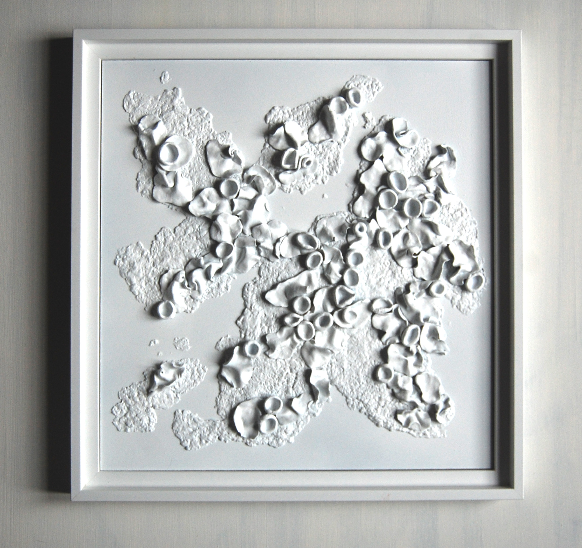 Luxury 3D Wall Sculpture, White Textured Art, Modern Abstract Decor, Minimalist Contemporary Plaster Artwork - Image 13