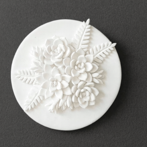 Handcrafted Succulents Wall Sculpture – Luxury Botanical Art | Modern Minimalist Décor