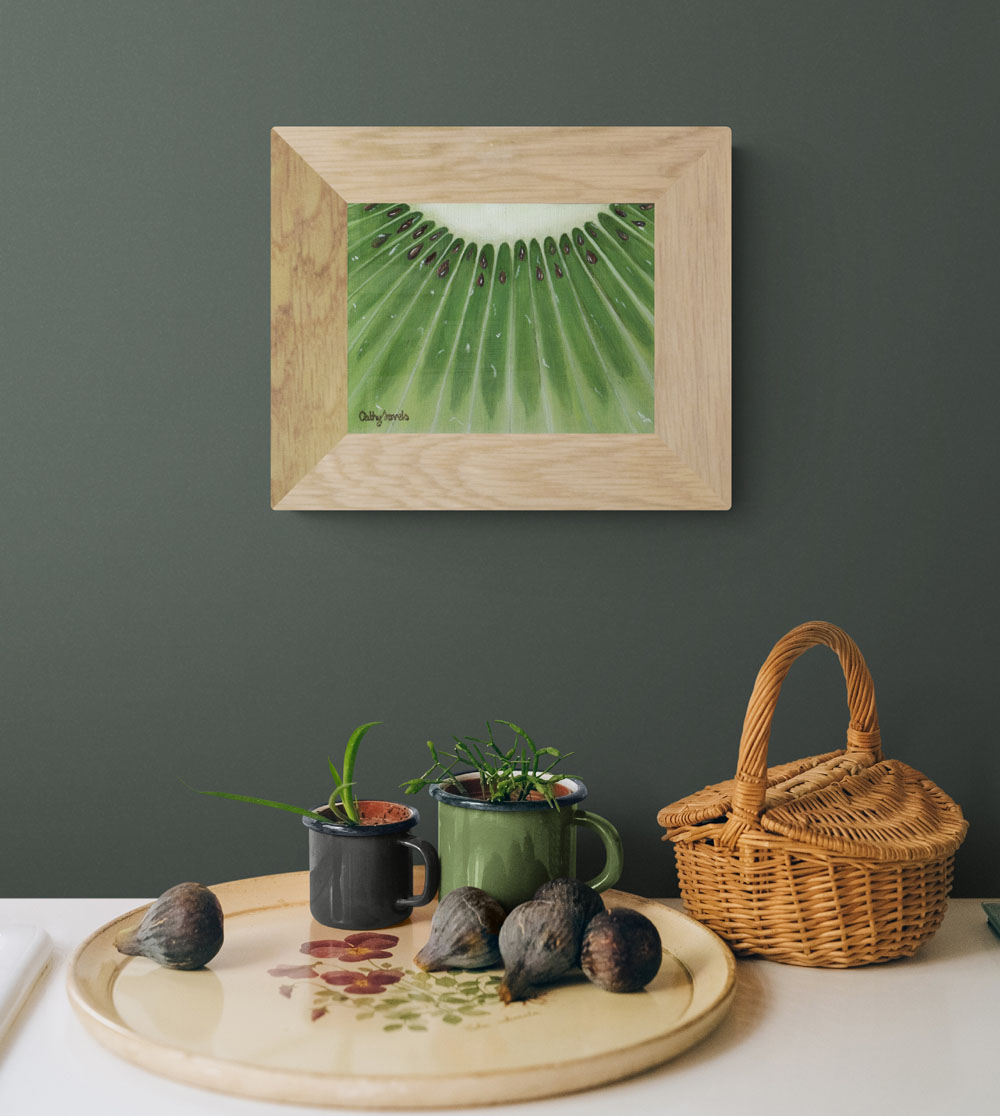 Kiwi Painting on Canvas - Food Lover Kitchen Wall Art Gift - Image 12