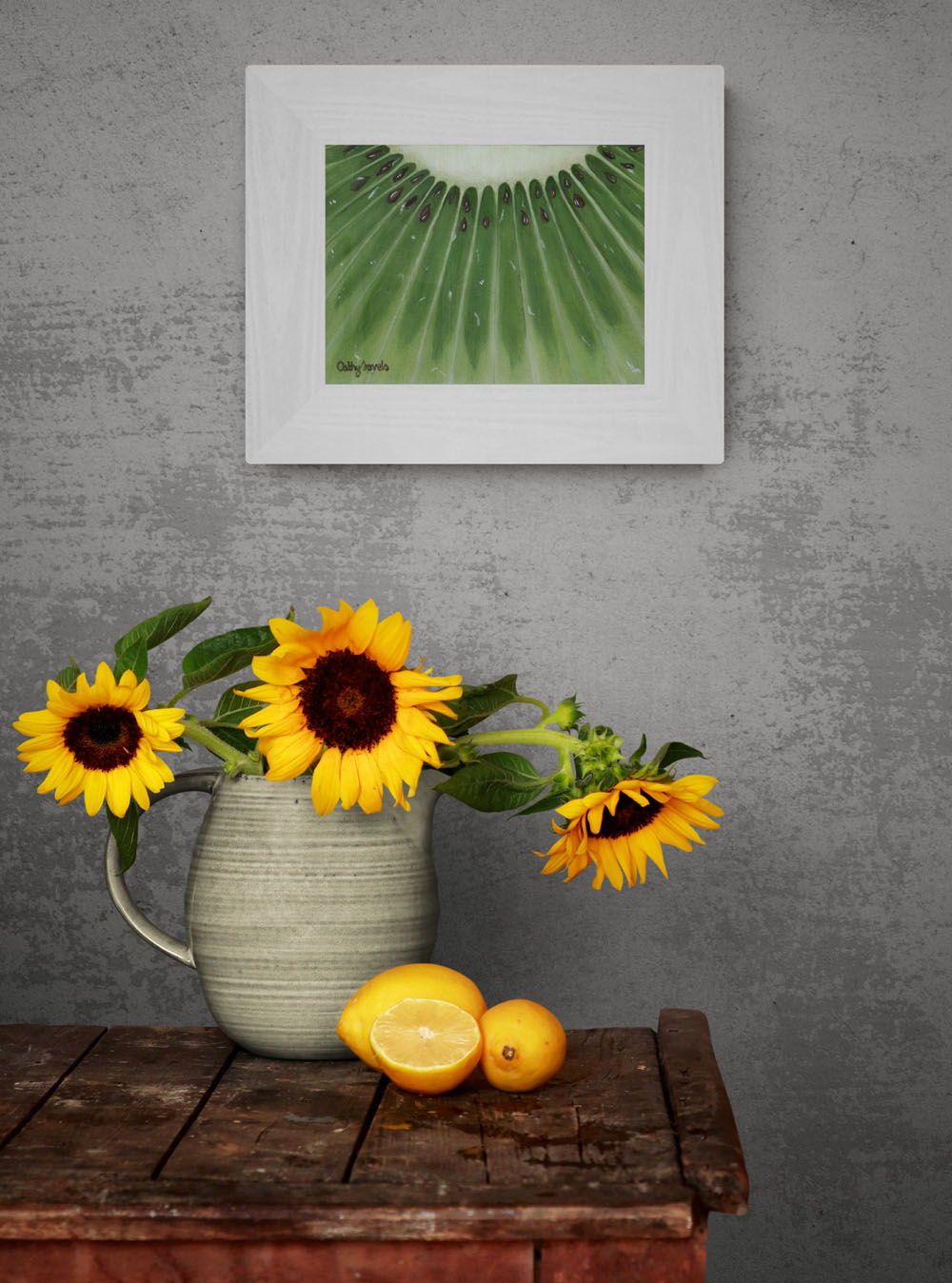 Kiwi Painting on Canvas - Food Lover Kitchen Wall Art Gift - Image 6