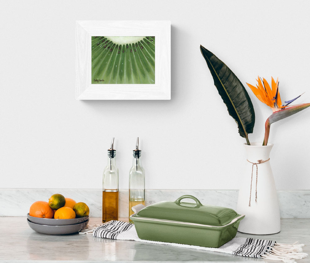 Kiwi Painting on Canvas - Food Lover Kitchen Wall Art Gift - Image 11