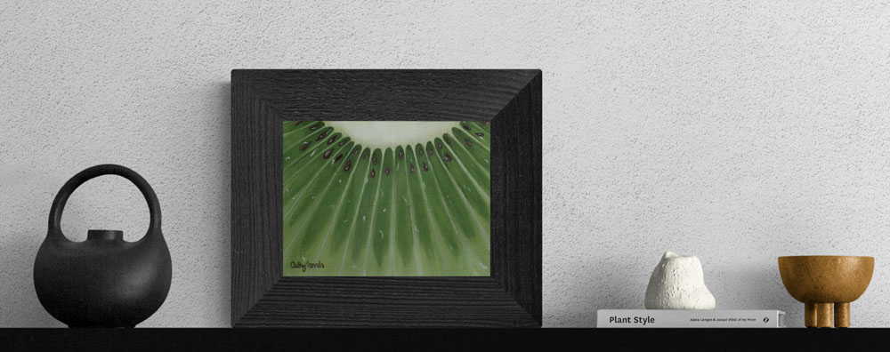 Kiwi Painting on Canvas - Food Lover Kitchen Wall Art Gift - Image 4