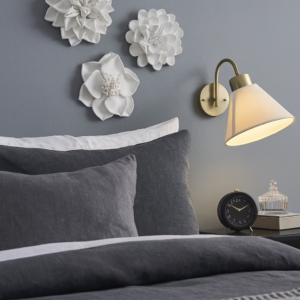 White Flower Wall Sculpture 3pc: Minimalist Modern Organic Home Accents Decor Gift