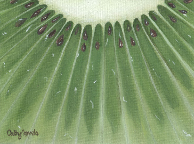 Kiwi Painting on Canvas - Food Lover Kitchen Wall Art Gift - Image 13