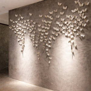 Clay Wall Butterflies: Handmade Minimalist Butterfly Wall Decor, Boho Modern Home Art Gift